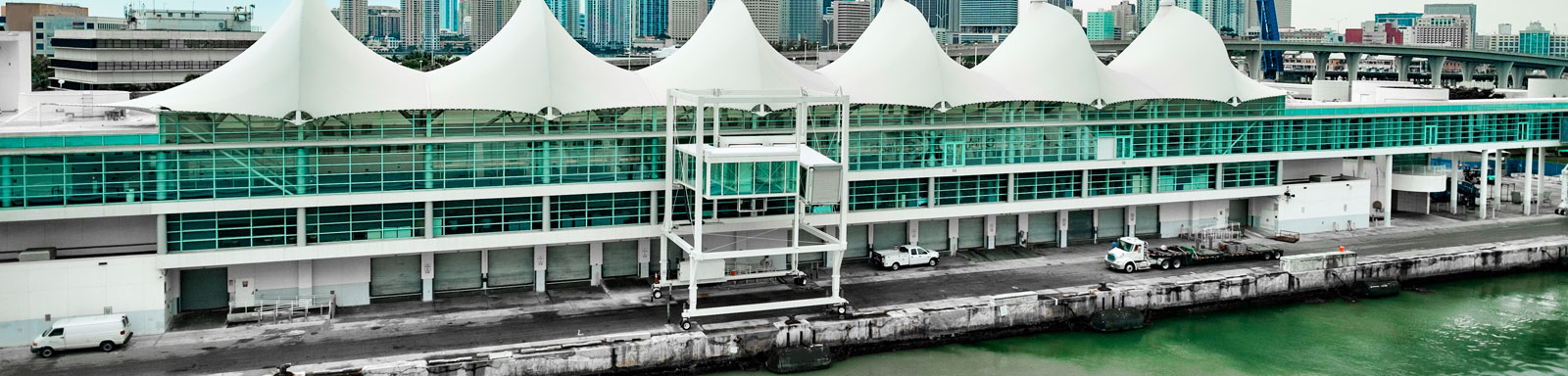 Port of Miami Cruise Ship Terminal in Florida